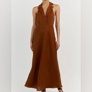 DISSH Brown Backless Dress